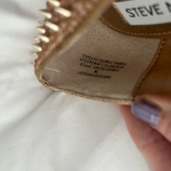 Brand new Steve Madden Rose Gold spiked high heels - Picture 7 of 7